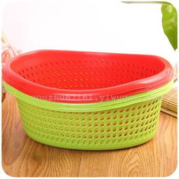 洗菜籃漏籃2元、元寶菜籃2元——義烏市囿竹日用品商行小百貨精選